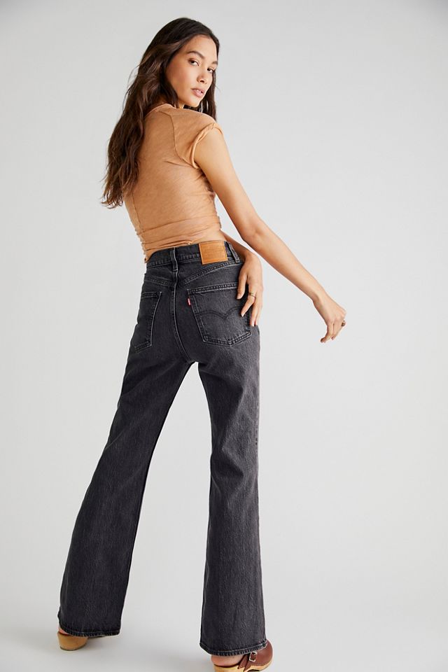 Levi's 70s High Flare Jeans - Light Wash Jeans - High Rise Jeans - Lulus