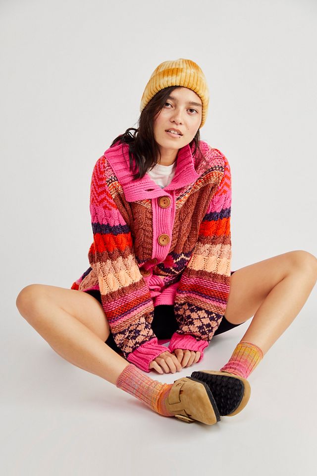 Argyle Smile Cardi #3