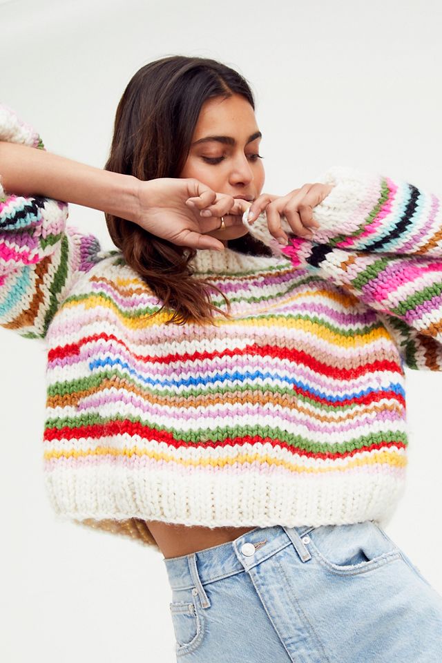 The Ragged Priest Rainbow Knitted Sweater