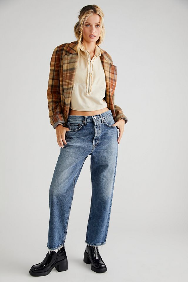 AGOLDE '90s Crop Jeans | Free People
