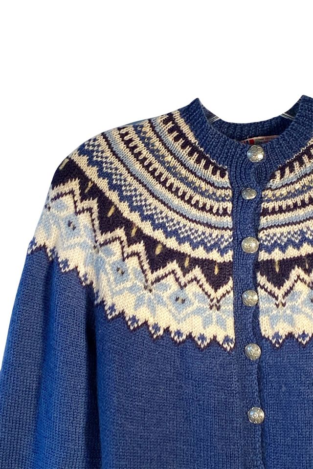 Vintage discount fairisle cardigan