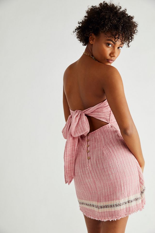 Free people best sale strapless dress