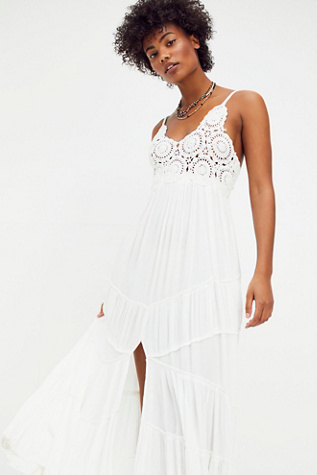 fitted lace wedding dress Hyacinth Eyelet Maxi Dress main image 1