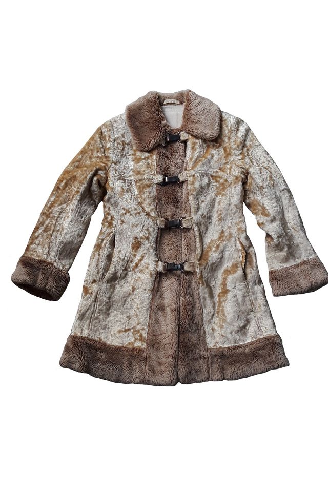 Vintage 1970s Penny Lane Faux Fur Coat Selected By The Holding Company