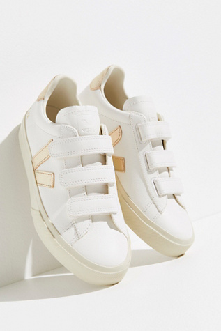 Veja Recife Trainers Shoe At Free People In Extra White/Platine, Size: EU 36