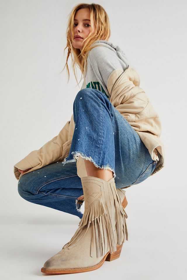 Tanner mark fringe on sale boots