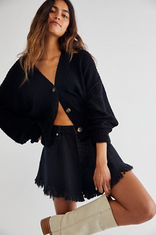 Found My Friend Cardi at Free People in Black, Size: Small