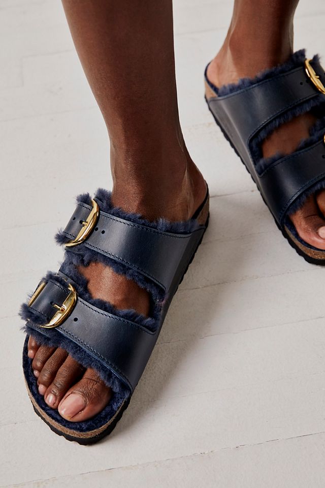 Birkenstock Arizona Big Buckle Shearling Sandals