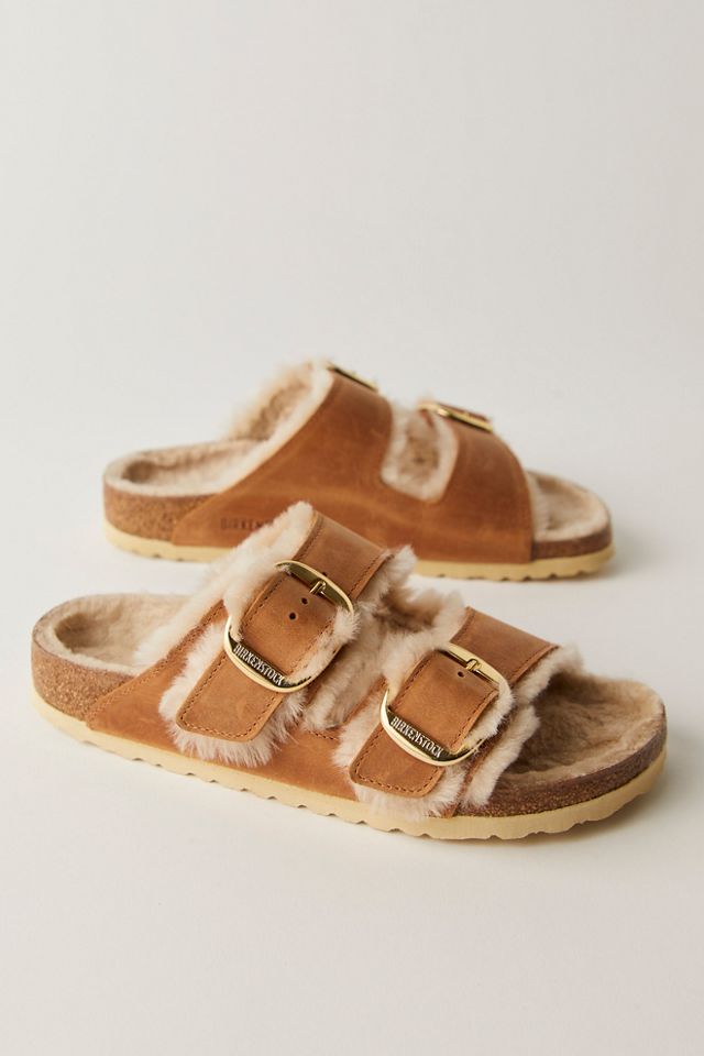 Birkenstock Arizona Big Buckle Shearling Sandals #1