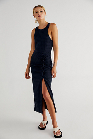 kokomo sleeveless midi dress