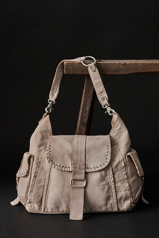 We The Free Leigh Distressed Tote Bag at Free People in White