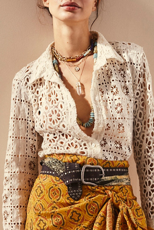 Free People We The Free Alpine Studded Belt Free People Starcrossed Studded Belt - Women main image 2