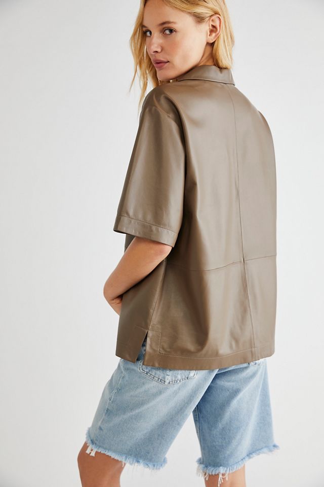 Haut en cuir Harlyn #1