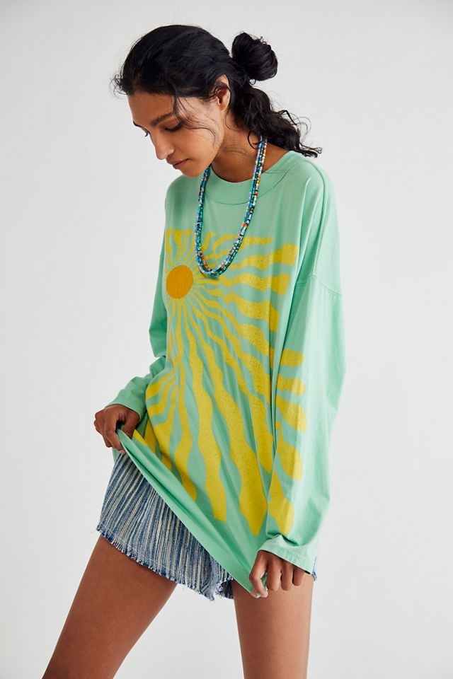 Free people soak up the store sun tee