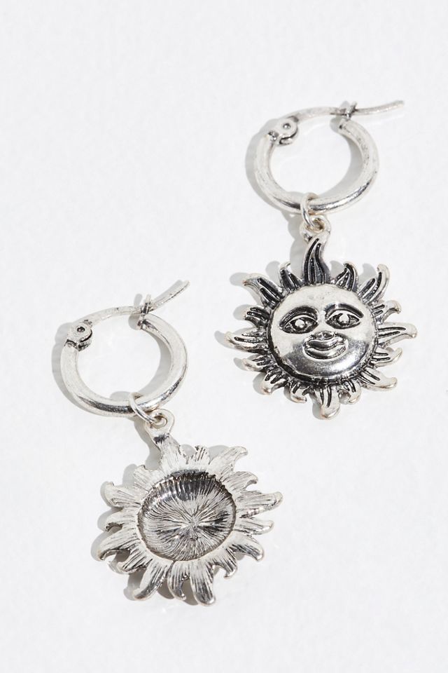 Metal Charm Hoops #3