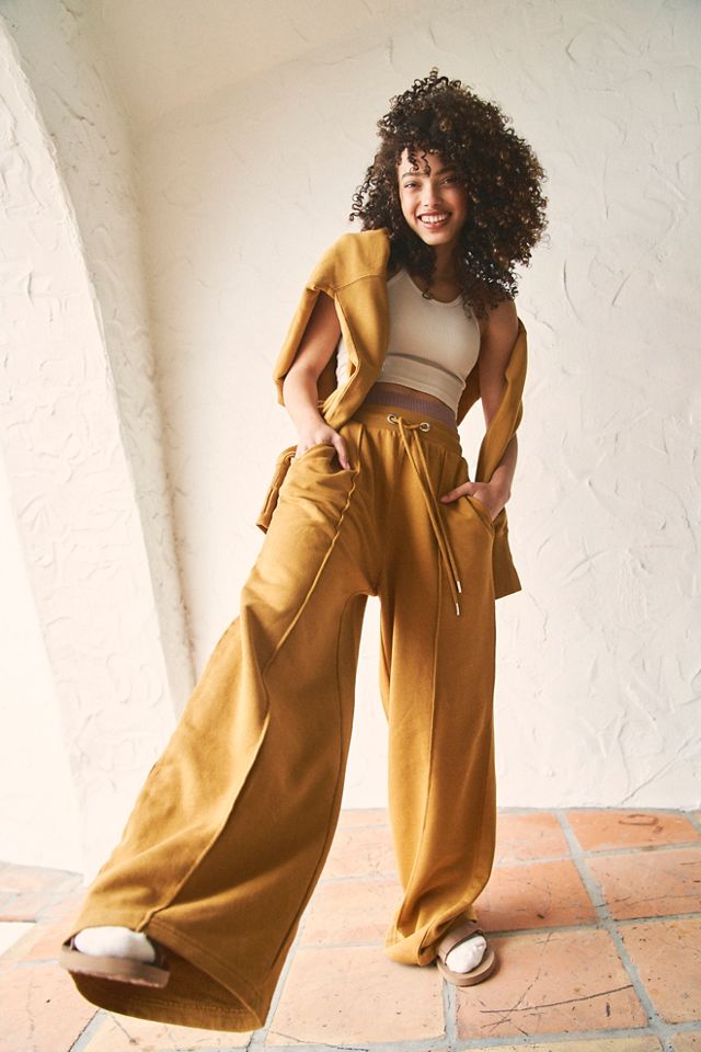Free People Golden Hour Stretch Knit Pants