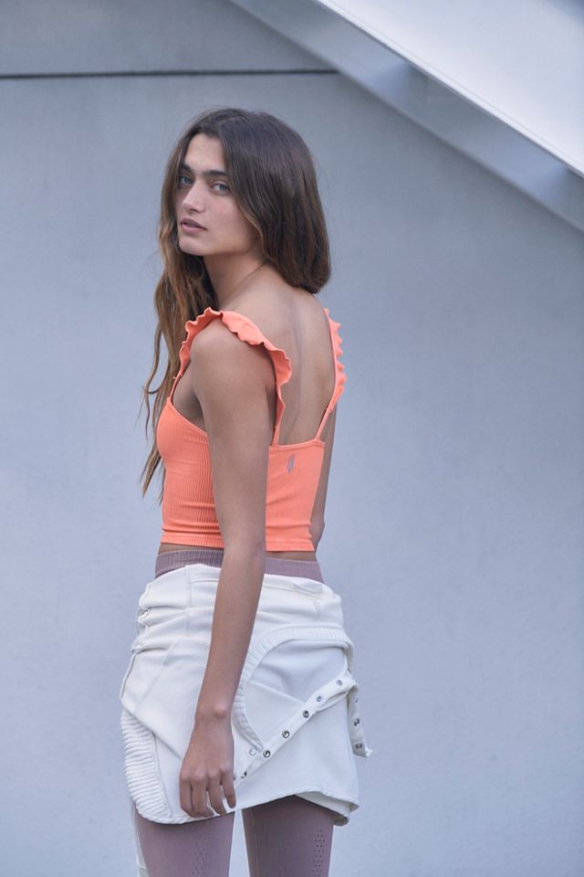 Happiness Runs Flirty Crop Tank #1