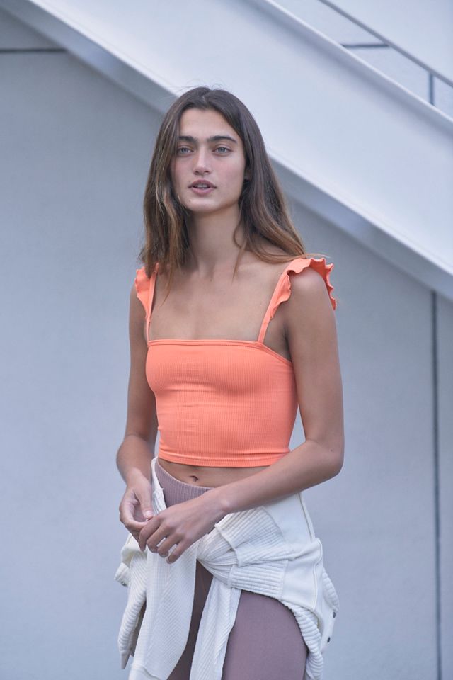 Happiness Runs Flirty Crop Tank #3