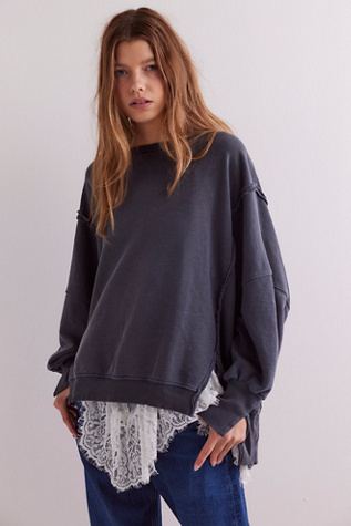 Free People good Pullover Activewear Crewneck