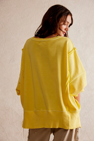 Sweat Free People We The Free Camden Dolphin - Taille L - Gris - Neuf Avec étiquettes