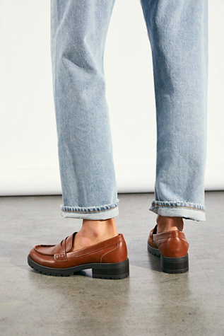 free people slip on loafers