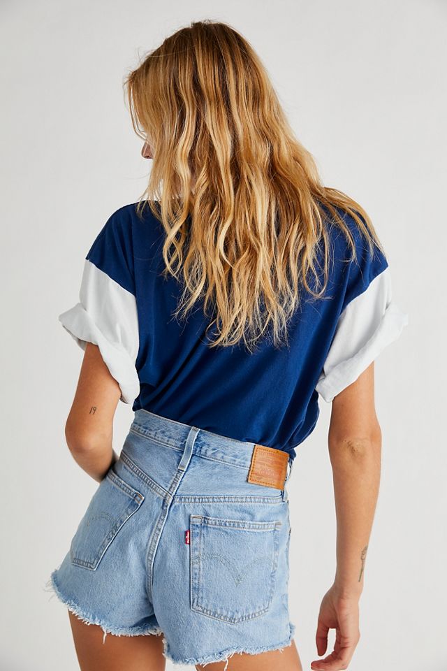 Free people store levi shorts