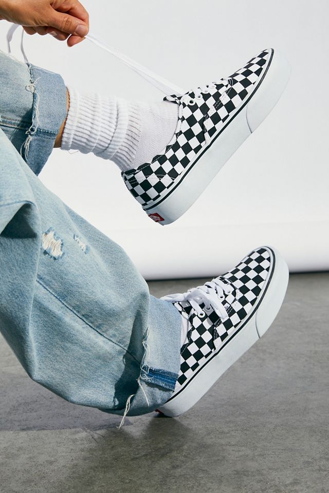 Vans authentic outlet platform 2.0 checkerboard