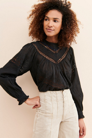 free people abigail victorian top