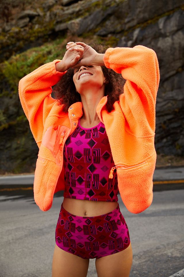 Point Break Jaquard Crop | Free People UK