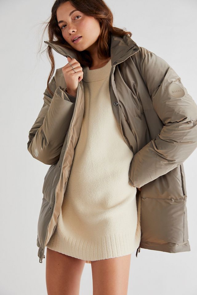 Free people 2025 long puffer coat