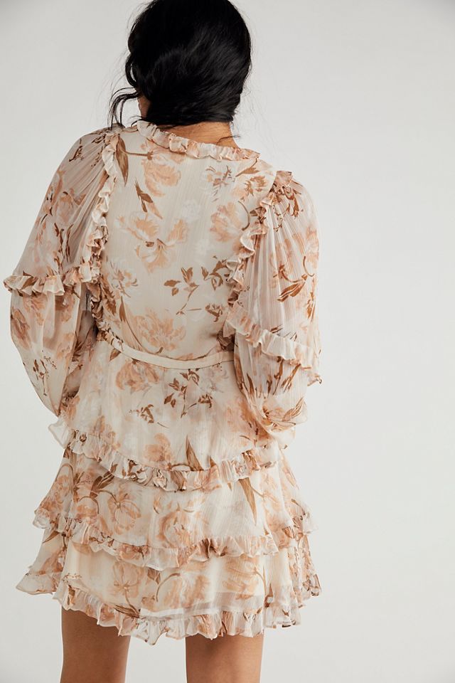 Shona Joy Nina Balloon Sleeve Frill Dress #1