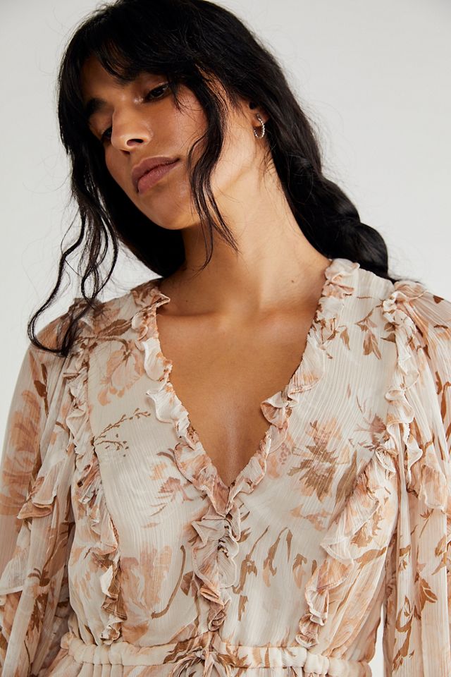 Shona Joy Nina Balloon Sleeve Frill Dress #3