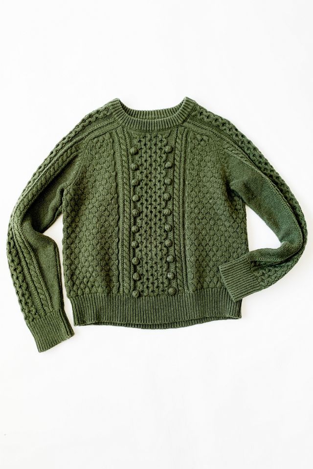 Vintage cable clearance knit sweater