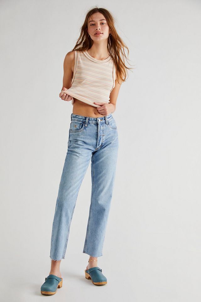 Paige mid rise store jeans