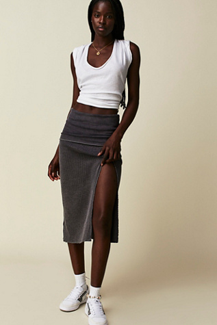 Jupe Midi Pari FP One en Tempête, pour femme taille: L chez Free People