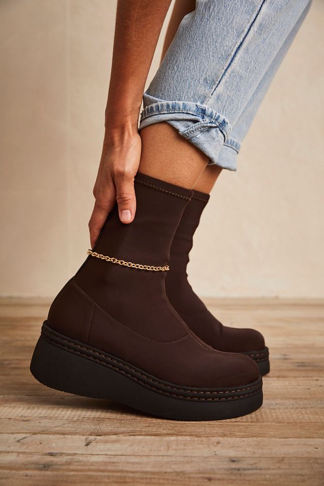 Faye Platform Boots Free People UK