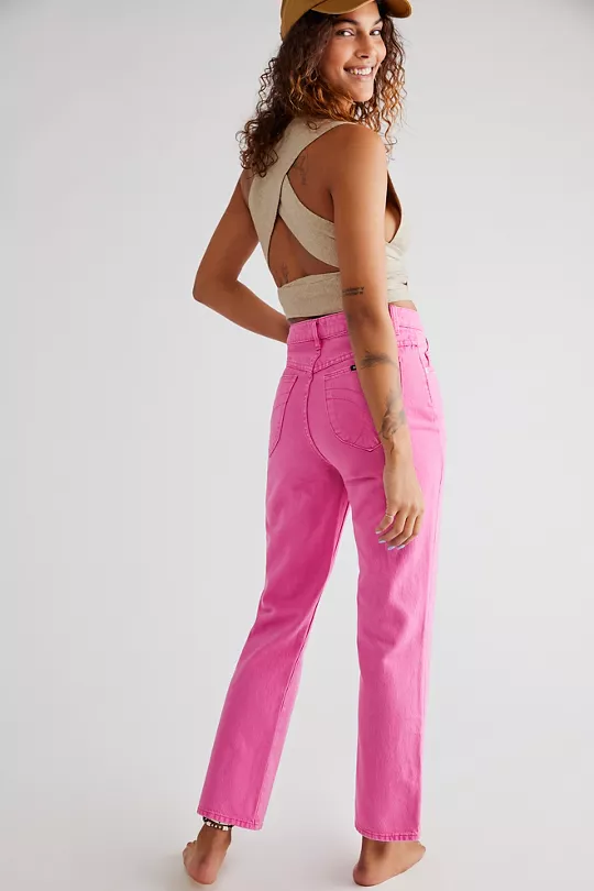 Zara, Jeans, Pink Zara Sailor Style Stretch Jeans