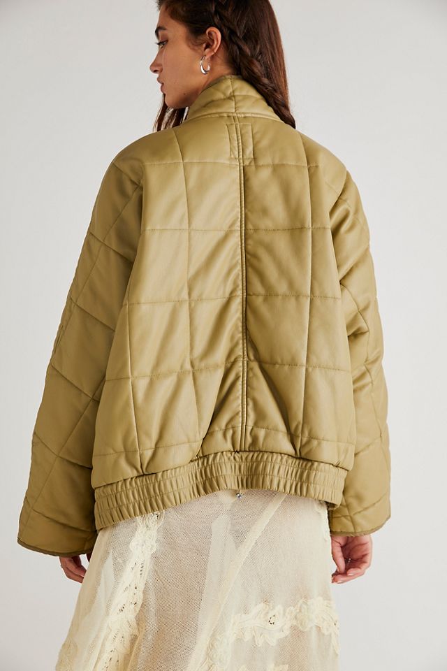 Veste végan matelassée dolman #1