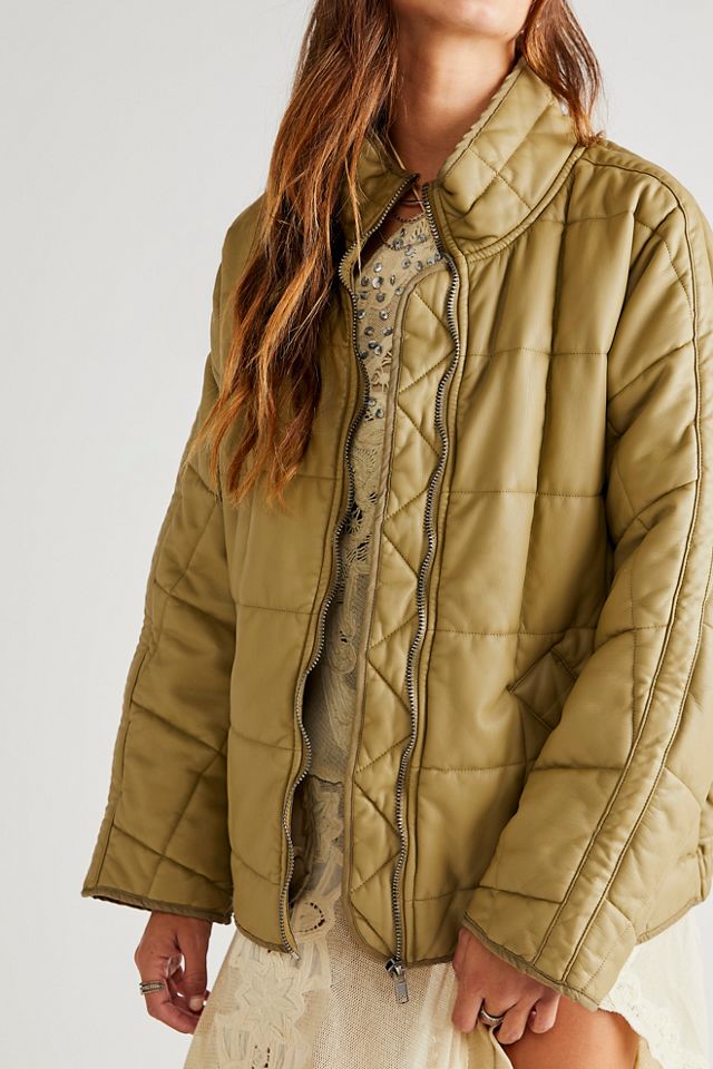 Veste végan matelassée dolman #3