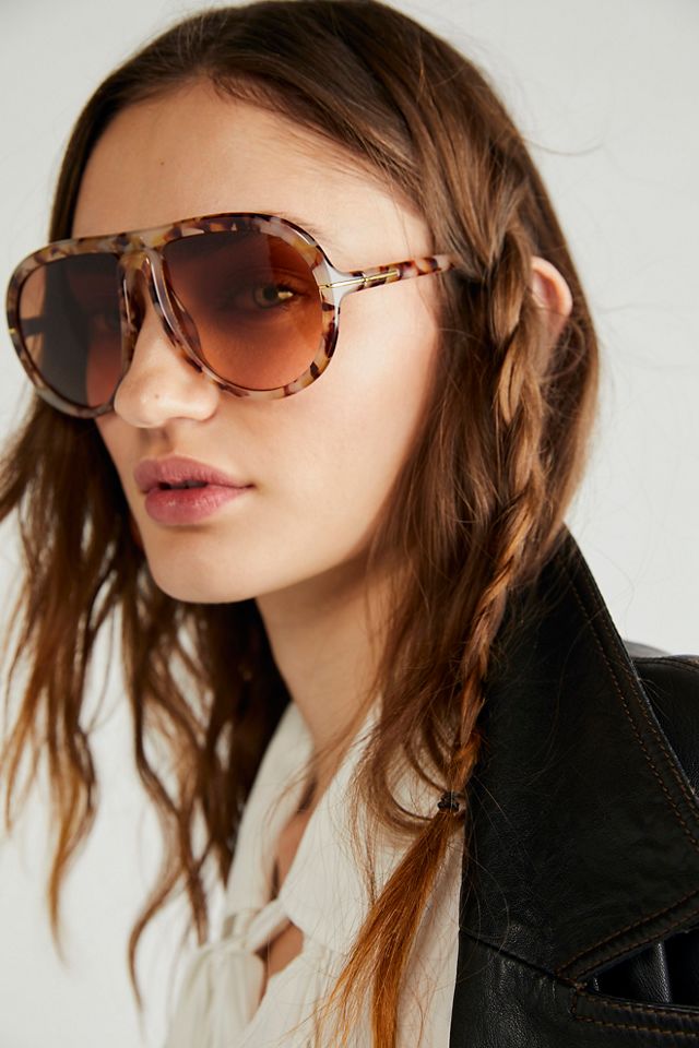 Fast Times Oversized Aviator Sunglasses