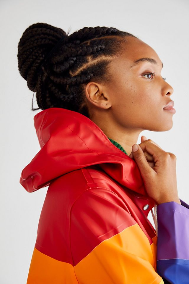 Mosebacke Rainbow Raincoat | Free People