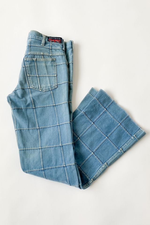 Vintage 1970s Patchwork Jeans Selected by Raleigh Vintage