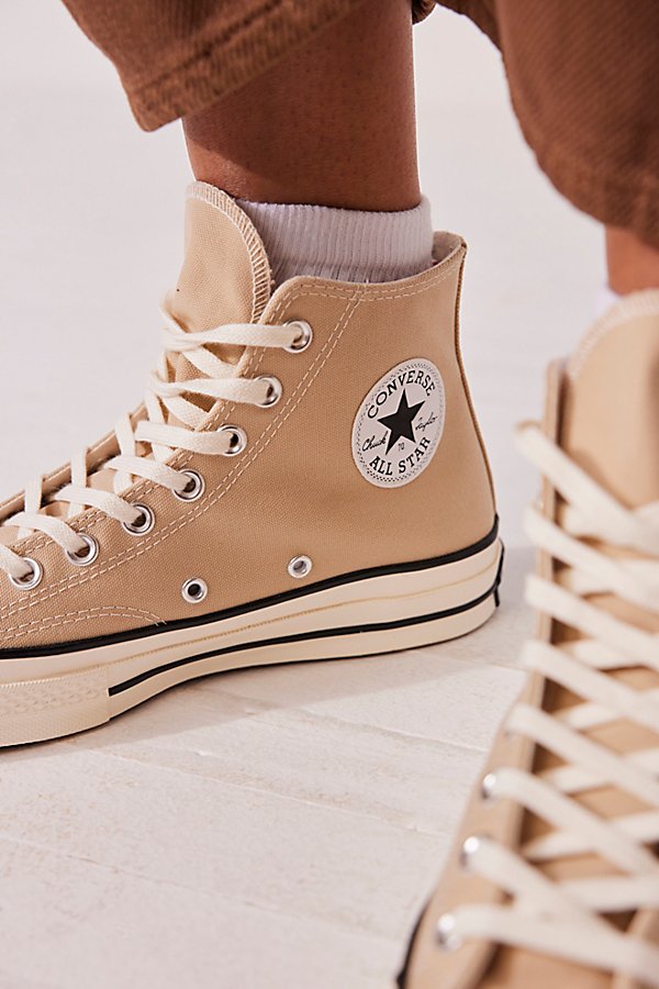 Converse Chuck 70 Recycled Canvas Hi-top Sneakers In Oat Milk