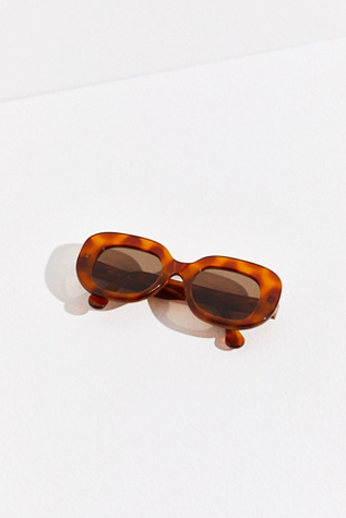 Женские солнцезащитные очки Anna Sui Fellow Earthlings Technicolor Sunglasses, цвет: Янтарный — фото 2