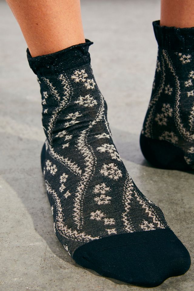 Anna Sui Posies Socks #1