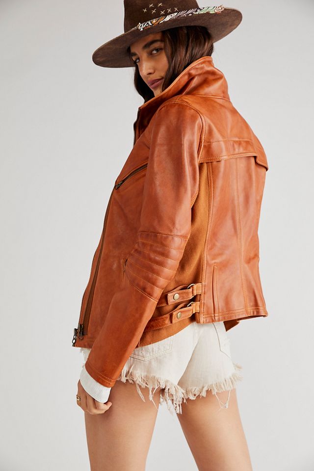 We The Free Cora Leather Jacket #1