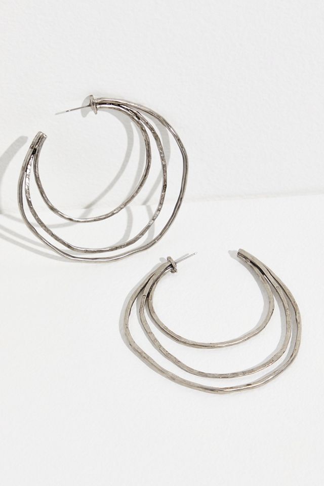 Zula Layered Hoop Earrings #2