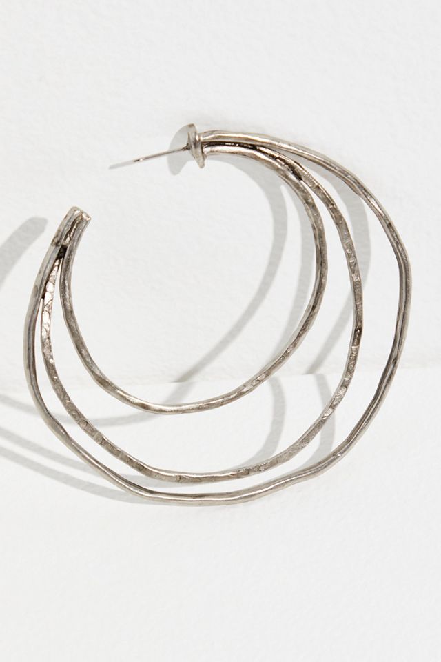 Zula Layered Hoop Earrings #3