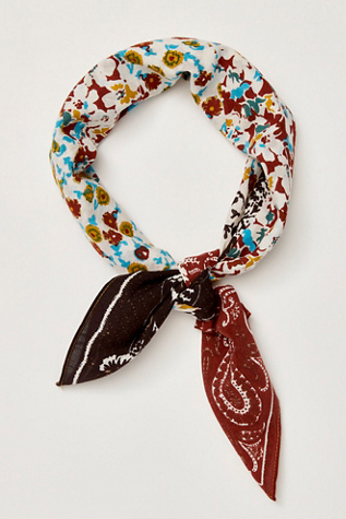 Quilted Star Print Bandana