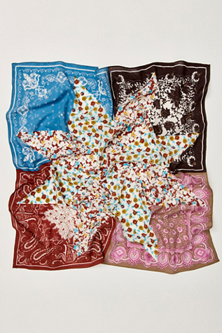 Quilted Star Print Bandana